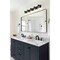 Z-Lite Titus 5 Light Vanity, 40in. W x 9.5in. H, Matte Black 826-5V-MB - alternate 6